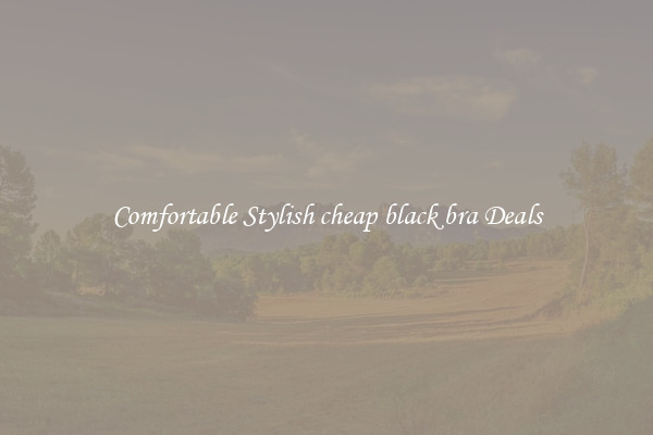 Comfortable Stylish cheap black bra Deals