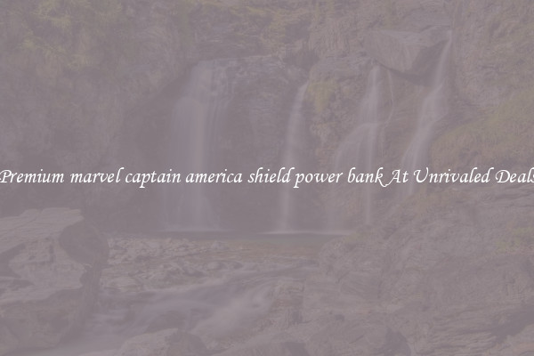 Premium marvel captain america shield power bank At Unrivaled Deals