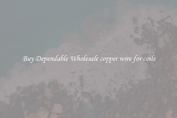 Buy Dependable Wholesale copper wire for coils