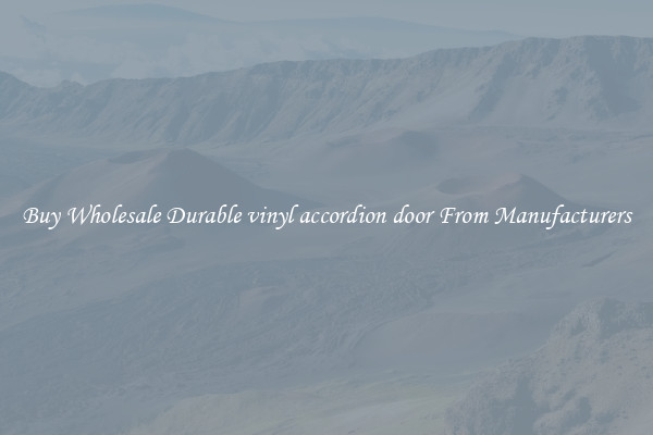 Buy Wholesale Durable vinyl accordion door From Manufacturers